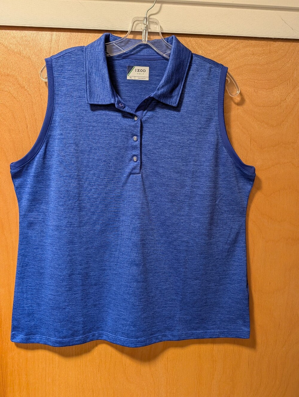 IZOD Golf Women’s Sleeveless Polo Top - Blue